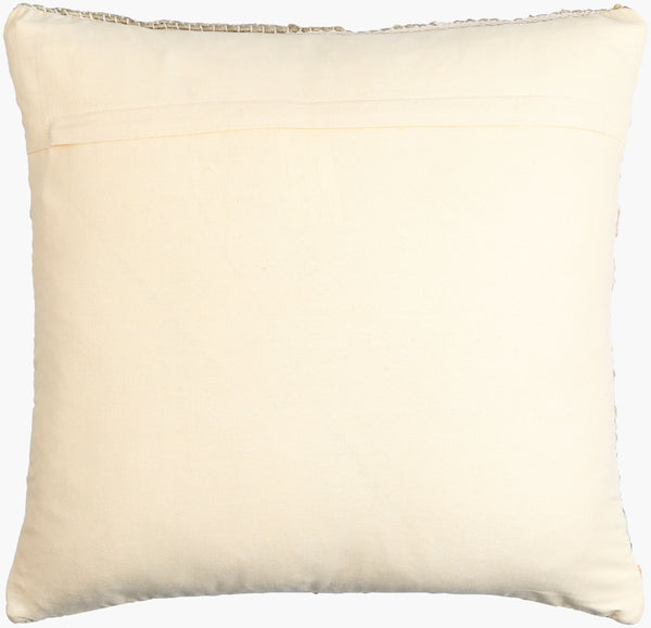 Surya Boundary Bou-001 Stylish 18" Wool & Jute Accent Pillow - Unique Textured Design For Any Room Seafoam Cotton,Wool,Jute,Cotton Bou002-2222