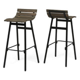 Christopher Knight Home® - Noble House - Pepperwood 35" Wooden Barstool - Set of 2