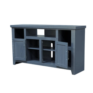 Origins Bowen Hutch Style Tv Console Pine Wood Distressed Farmhouse Storage Cabinet HG3260