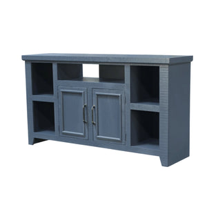 Origins Bowen Hutch Style Tv Console Pine Wood Distressed Farmhouse Storage Cabinet HG3260