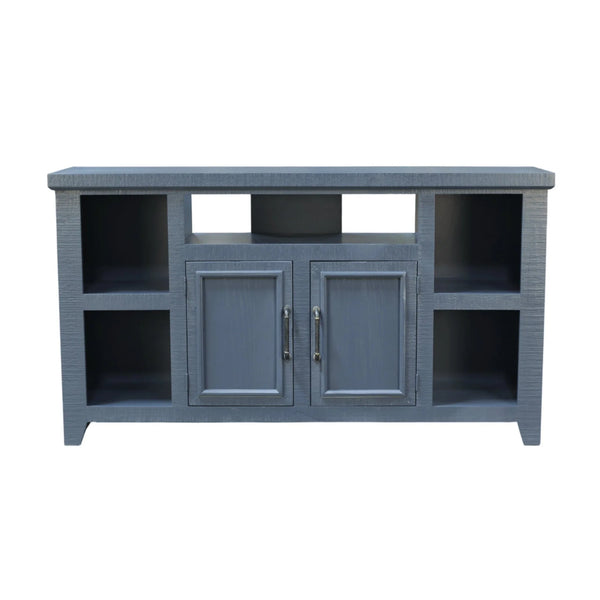 Origins Bowen Hutch Style Tv Console Pine Wood Distressed Farmhouse Storage Cabinet HG3260
