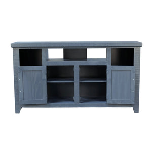 Origins Bowen Hutch Style Tv Console Pine Wood Distressed Farmhouse Storage Cabinet HG3260