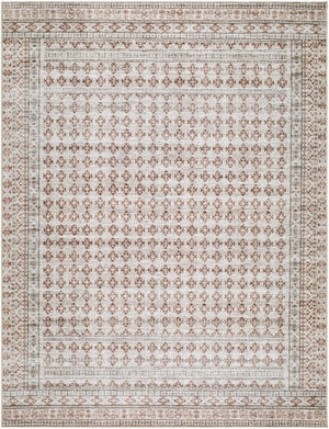 Livabliss Zafira Turkish Polyester Area Rug with Traditional Pattern for Entryways and Bedrooms Rust, Ivory 7'10" x 10' BOZF2300-71010