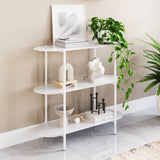 Tre Console Table White 109419 Zuo Modern