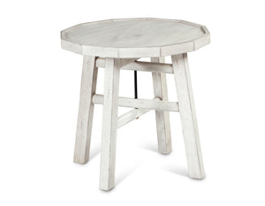 English Elm Steve Silver - Paisley - End Table - White