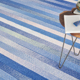 Nourison Whimsicle WHS12 Machine Made Power-loomed No Border Indoor Only Modern  Rug Blue Multicolor, Blue Multicolor 100% Polypropylene 99446833976