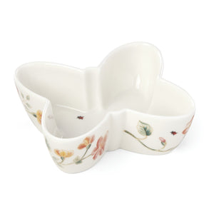 Lenox Butterfly Meadow Butterfly-Shaped Bowl Multi, WHITE PORCELAIN 885606