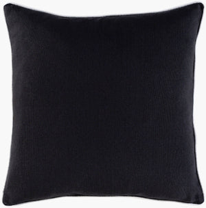 Surya Buffalo Plaid Accent Pillow - Cozy 20"L X 20"W Decorative Cushion For Rustic Home Decor Charm Black Cotton,Cotton Bpd001-2020p