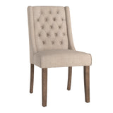 Griffin Tufted Wingback Hostess Chairs (Set of 2)