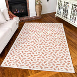 Orian Rugs Simply Southern Cottage Springhill Machine Woven Polypropylene Transitional Area Rug Natural Poppy Polypropylene