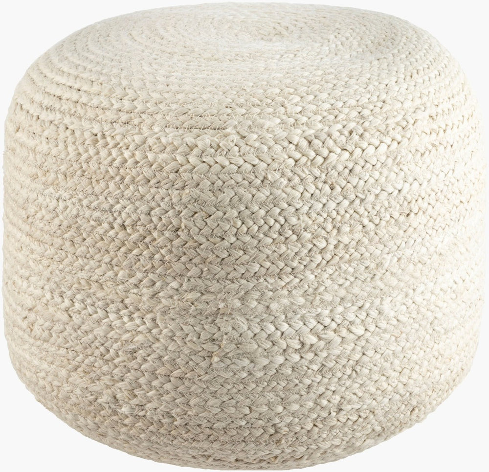 Livabliss Budapest Handcrafted Jute Woven Pouf for Bohemian Farmhouse Living Rooms and Bedrooms BPPF002-141818