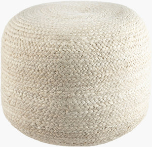 Livabliss Budapest Handcrafted Jute Woven Pouf for Bohemian Farmhouse Living Rooms and Bedrooms BPPF002-141818