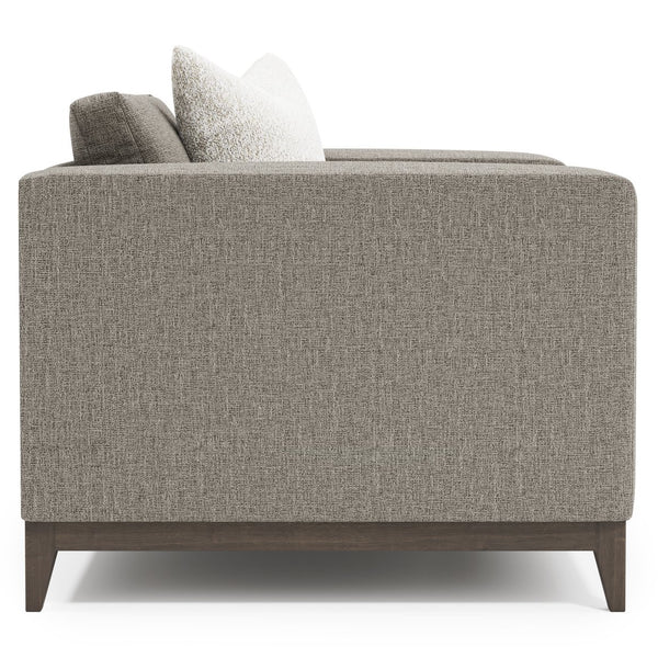 Bernhardt Bernhardt Noel Fabric Chair — Made-To-Order Plush Upholstery, Oversized Track Arms, Tapered Wood Legs, 50% Deposit P7322B