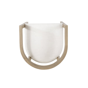 English Elm Christopher Knight Home® - ARM CHAIR Plush Upholstered Dining Club Chair with Rubberwood Frame, Mid-Century Modern Comfort Beige 73989.00BGE