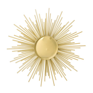 English Elm Christopher Knight Home® - WALL Sunburst Gold Mirror 34.5" Round Tempered Glass Iron Frame Glam Decorative Accent Piece 71552.00