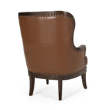 Christopher Knight Home® - Noble House - Mantua Contemporary Upholstered Accent Chair with Nailhead Trim