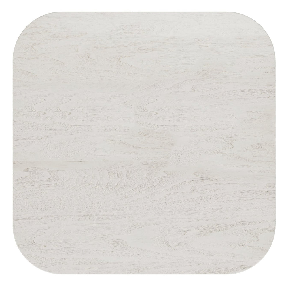 Bernhardt Bernhardt Sereno Side Table — Sculptural Sasso Resin Base With Walnut Lutra Top, Rustic Modern Accent 329121