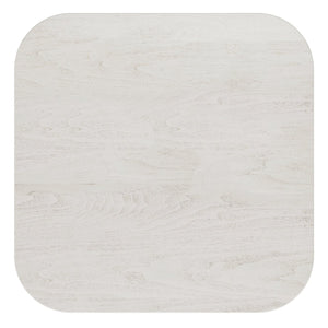 Bernhardt Bernhardt Sereno Side Table — Sculptural Sasso Resin Base With Walnut Lutra Top, Rustic Modern Accent 329121