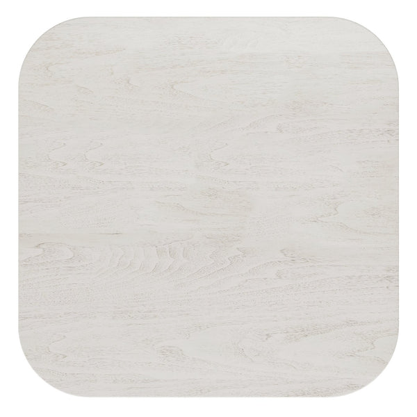 Bernhardt Bernhardt Sereno Side Table — Sculptural Sasso Resin Base With Walnut Lutra Top, Rustic Modern Accent 329121