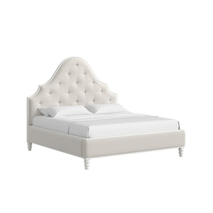 A.R.T. Furniture Haven Upholstered King Bed in Warm White - Modern Comfort, Timeless Style, and Durable Design 339126-2367