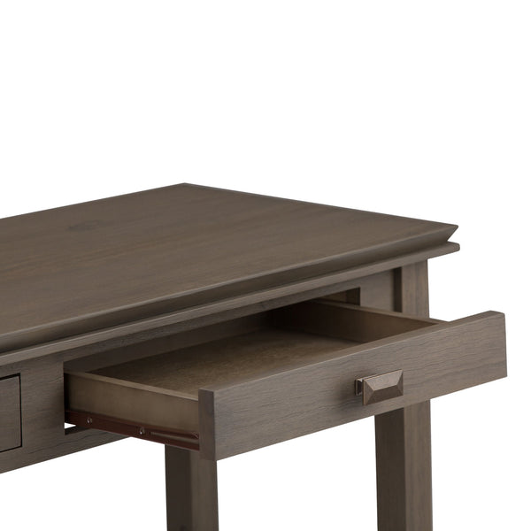 English Elm Artisan Console Sofa Table - Rustic Farmhouse Grey Design With Drawers For Entryway & Living Room B136P158696