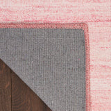 Nourison Washable Essentials WAE01 Machine Made Loom-woven Borderless Design Indoor Only Modern  Rug Pink, Pink Front Base, 85% Polyester,9% Cotton,6% Other Fibers 99446949660