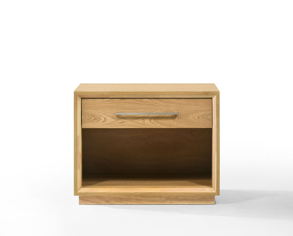 VIG Furniture Nova Domus Santa Barbara - Modern Grey Fabric + Natural Bedroom Set VGMABR-152-SET