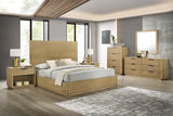 VIG Furniture Nova Domus Santa Monica - Modern Natural Oak Bed VGMABR-144-BED