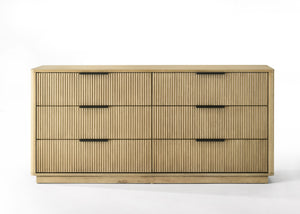 VIG Furniture Nova Domus Santa Monica - Modern Natural Oak Bedroom Set VGMABR-144-SET