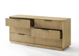 VIG Furniture Nova Domus Santa Monica - Modern Natural Oak Bedroom Set VGMABR-144-SET