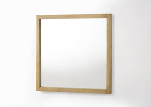 VIG Furniture Nova Domus Santa Monica - Modern Natural Oak Square Mirror VGMABR-144-MIR