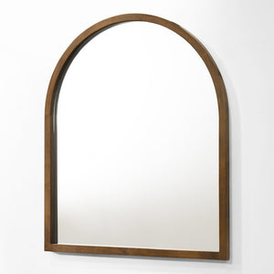 VIG Furniture Emilio Modern Walnut Mirror — Slim Veneer Frame, Full-Length Vertical Design, Mid-Century Warmth And Durability VGMA-BR-177-MIR-WAL
