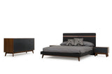 VIG Furniture Queen Nova Domus Dali Modern Grey & Walnut Bedroom Set VGMABR-31-SET-Q