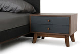 VIG Furniture Eastern King Nova Domus Dali Modern Grey & Walnut Bedroom Set VGMABR-31-SET-EK