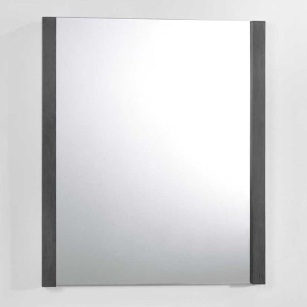 VIG Furniture Jagger Modern Grey Mirror 34X40" — Wide Grey-Wash Framed Rectangular Mirror For Dresser, Bedroom Entryway VGMABR-55-GRY-MIR