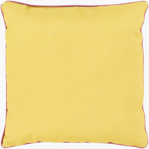 Surya Bahari 16" X 16" Durable Accent Pillow - Stylish Polyester Construction For Charming Home Decor Fuchsia Polyester,Polyester Br003-1616