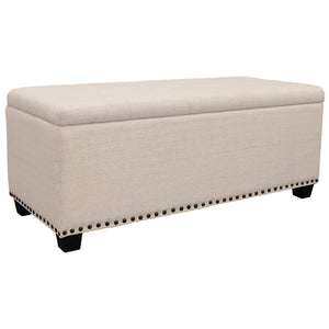 Parker House Parker Living Sleep Cameron - Downy Storage Bench Downy Natural 100% Polyester (SW) BCAM-BENCH-DOW