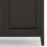 Amherst Wide 3 Door Storage Cabinet Hickory Brown B136P158350 Hearth and Haven