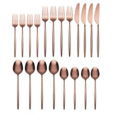 Lenox Cambridge Gaze Copper Mirror 20-Piece Flatware Set NO COLOR METAL 505320CKW12R