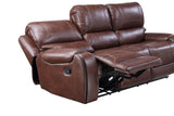 English Elm Steve Silver - Keily - Manual Reclining Sofa - Dark Brown