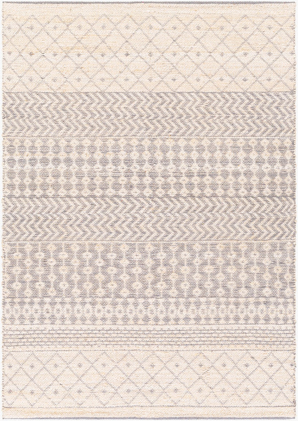 Surya Bryant Handmade Jute Area Rug 2' X 3' – Durable, Unique Global Style For Your Home Décor! Light Beige Jute,Cotton Bra2401-23