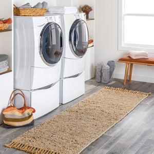 Surya Bryant Handmade Jute Area Rug 2' X 3' – Durable, Unique Global Style For Your Home Décor! Tan Wool Bra2405-268