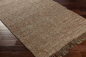 Surya Bryant Handmade Jute Area Rug 2' X 3' – Durable, Unique Global Style For Your Home Décor! Dusty Sage Wool Bra2406-23