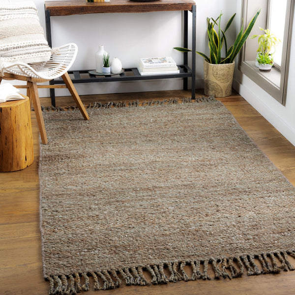 Surya Bryant Handmade Jute Area Rug 2' X 3' – Durable, Unique Global Style For Your Home Décor! Dusty Sage Wool Bra2406-23