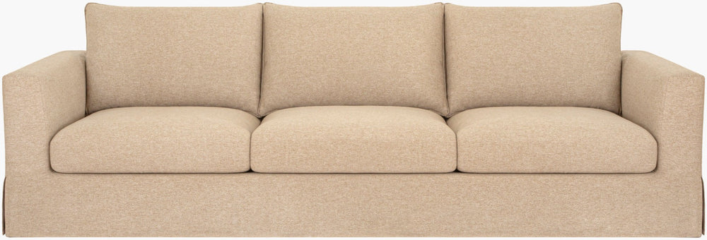 Surya Braydee Low Profile Three Seat Sofa Contemporary Upholstered Living Room Anchor BRAY001-329939