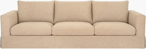 Surya Braydee Low Profile Three Seat Sofa Contemporary Upholstered Living Room Anchor BRAY001-329939