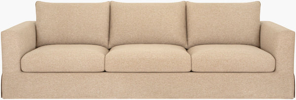 Surya Braydee Low Profile Three Seat Sofa Contemporary Upholstered Living Room Anchor BRAY001-329939