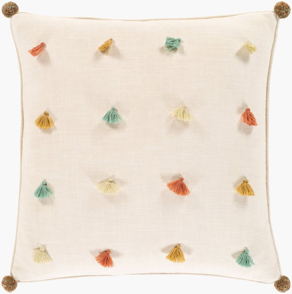 Livabliss Byron Bay Handcrafted Cotton Woven Accent Pillow for Bohemian and Coastal Living Rooms BRB001-2020P