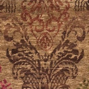 Surya Brocade Brc-1000 2' X 3' Luxurious Handmade New Zealand Wool Rug - Elegant Artisan Craftsmanship Brown Nz Wool Brc1000-23
