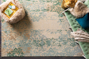 Surya Brocade Hand Knotted New Zealand Wool Area Rug Geometric Low Pile Living Room BRC1012-58